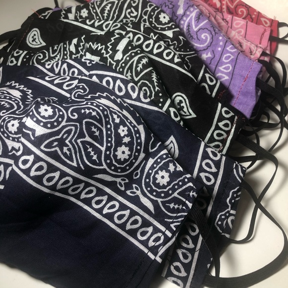 Bandana Face Mask (100% Cotton Mask) - Picture 1 of 5